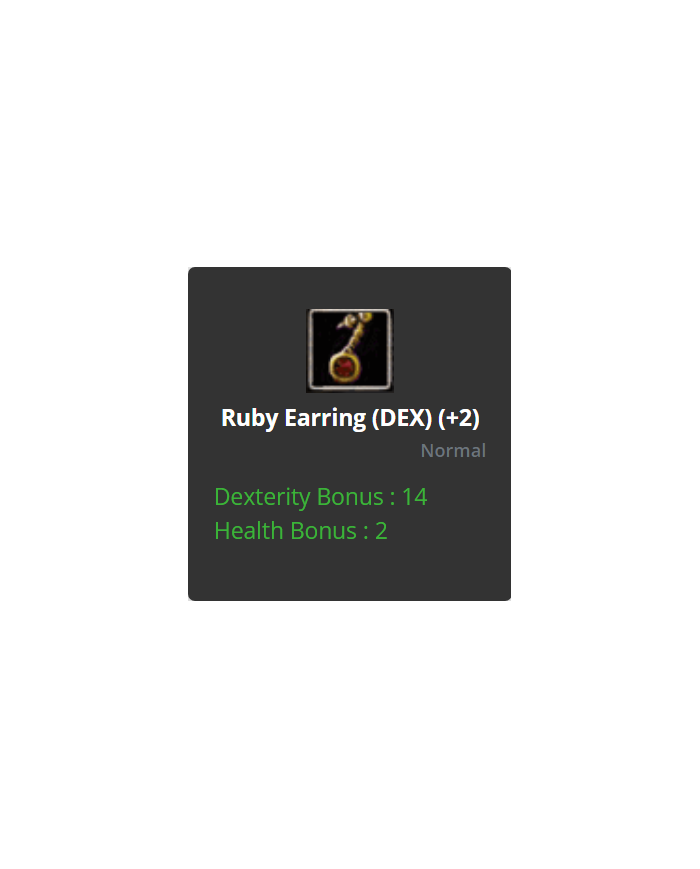 dual ruby earring +2