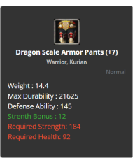 +7 Dragon Scale Set