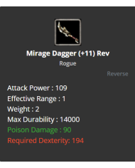 +9 mirage dagger