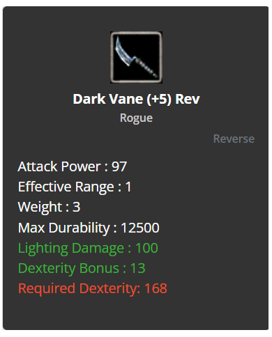 +8 Dark Vane