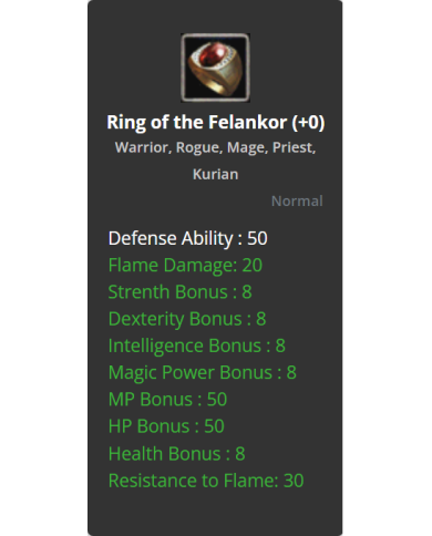 +0 Ring Of The Felankor