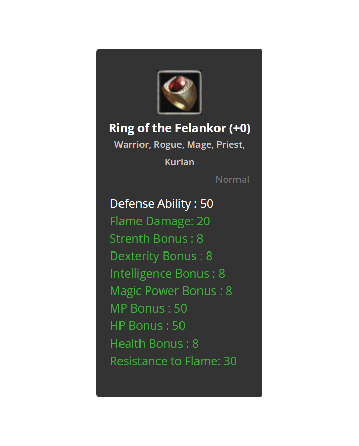 +0 Ring Of The Felankor