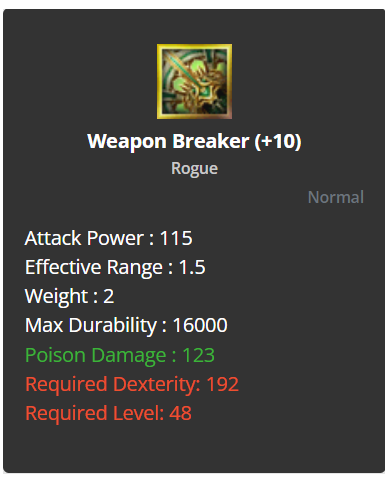 Weapon Breaker +10