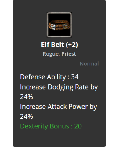 Elf Belt (+2)