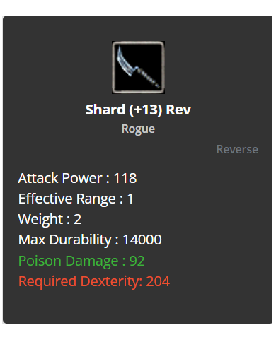 Shard +13 Rev