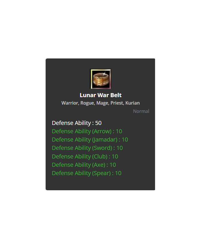 +0 Lunar War Belt