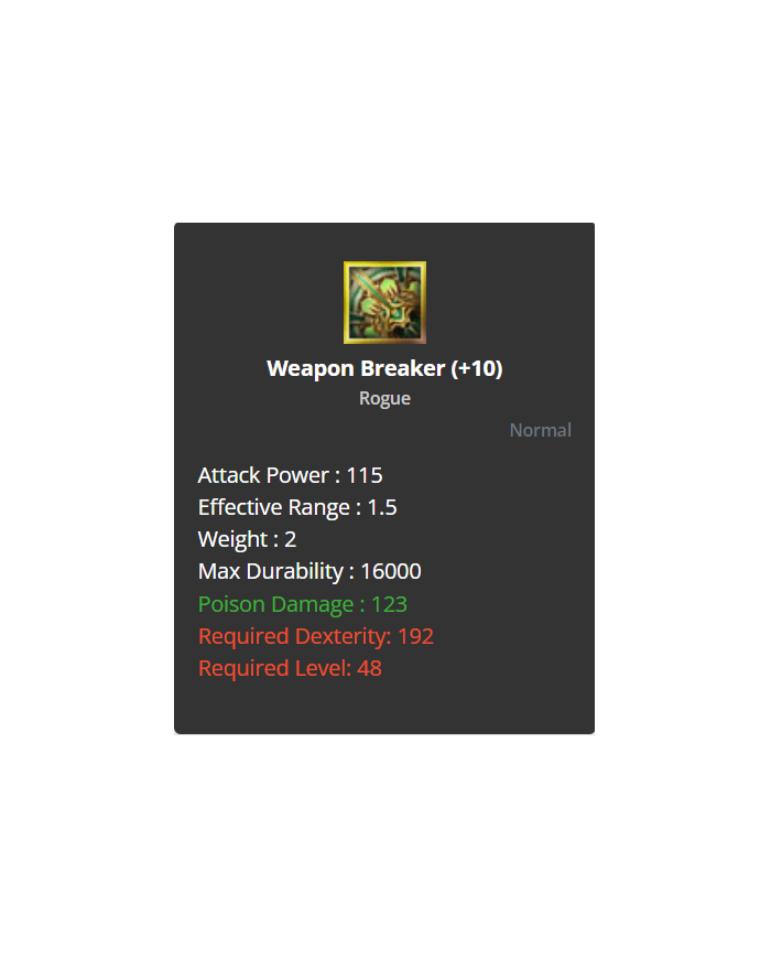 +10 Weapon Breaker