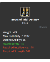 Trial Set +5 Rev