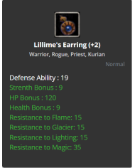 Lillime's Earring +2 (DUAL)