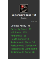 Legionnaire Band +3