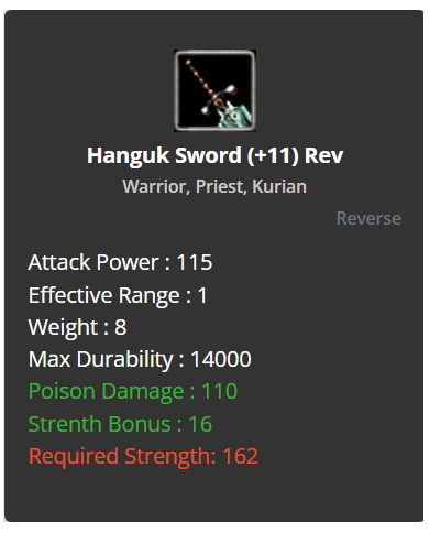 +11 Reb Hanguk Sword