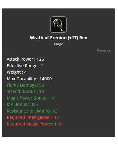 Wrath Of Erenion +17 (reverse)