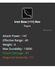 Iron Bow +11 (reverse)