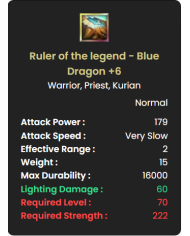 +6 Blue Dragon