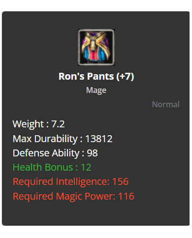 +7 Ron's Set