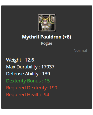 +8 mythril pauldron