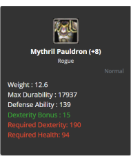 +8 mythril pauldron