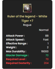 drayds 83/1 rogue EXP %100